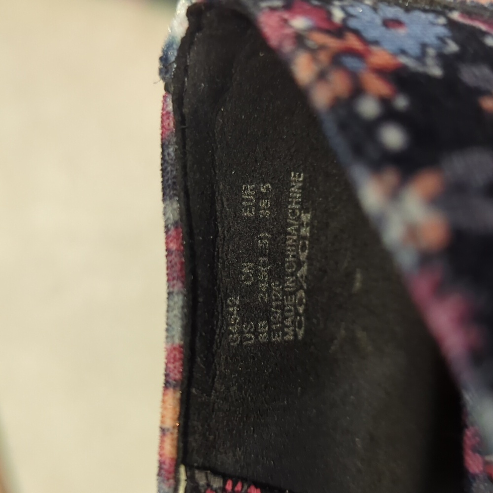 Coach X Tabitha Simmons Multicolor Size 8 Floral Flats - Picture 12 of 13